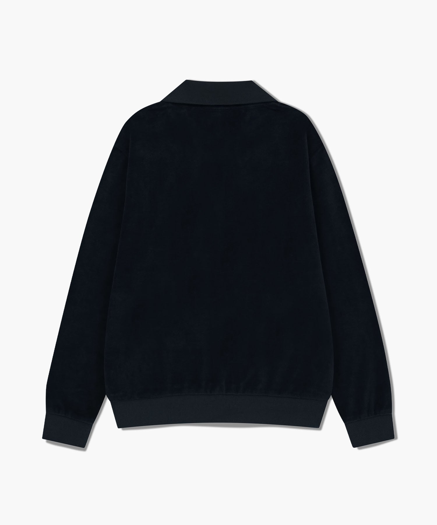 Marithé François Girbaud - Classic Logo Collared Velour Sweatshirt