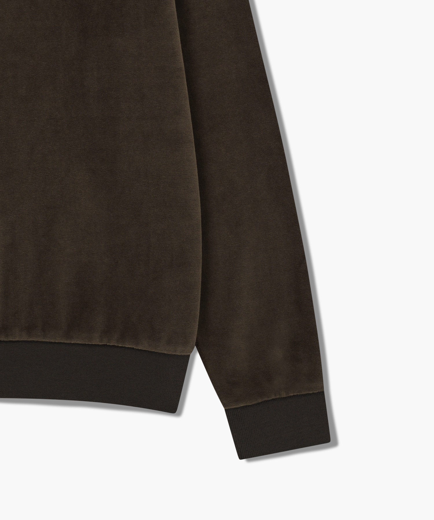 Marithé François Girbaud - Classic Logo Collared Velour Sweatshirt