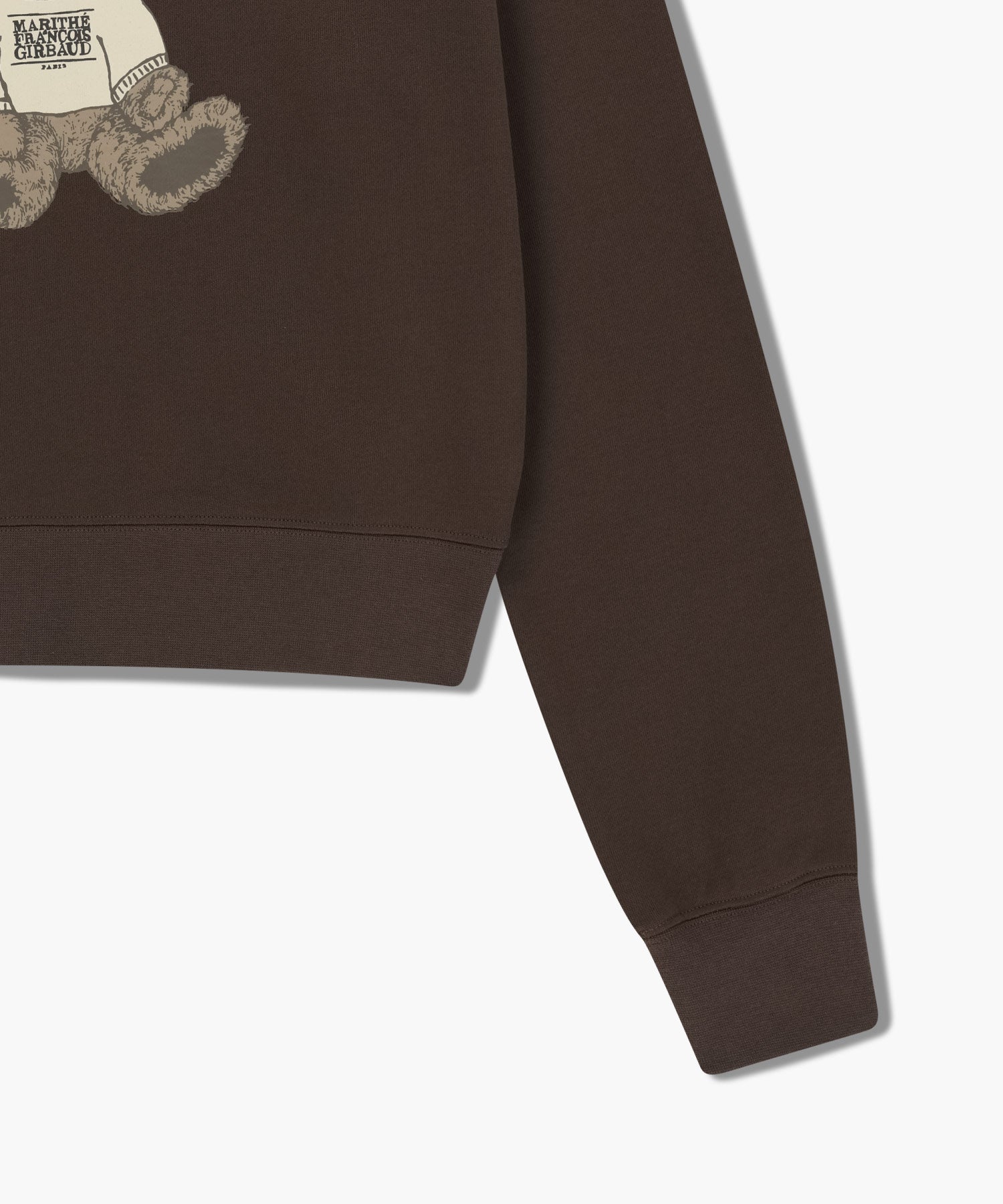 Marithé François Girbaud - W Doodle Bear Crop Sweatshirt