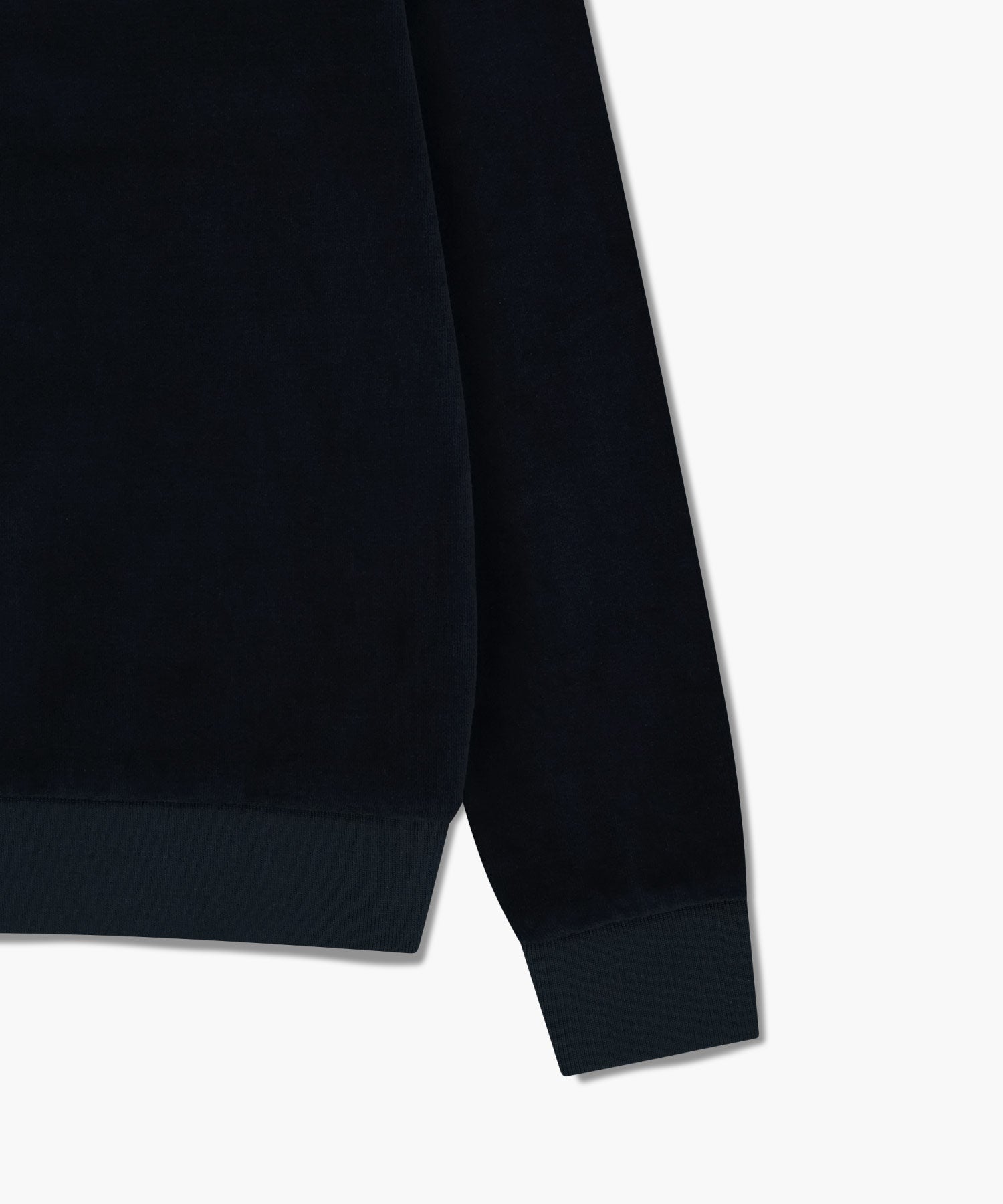 Marithé François Girbaud - Classic Logo Collared Velour Sweatshirt
