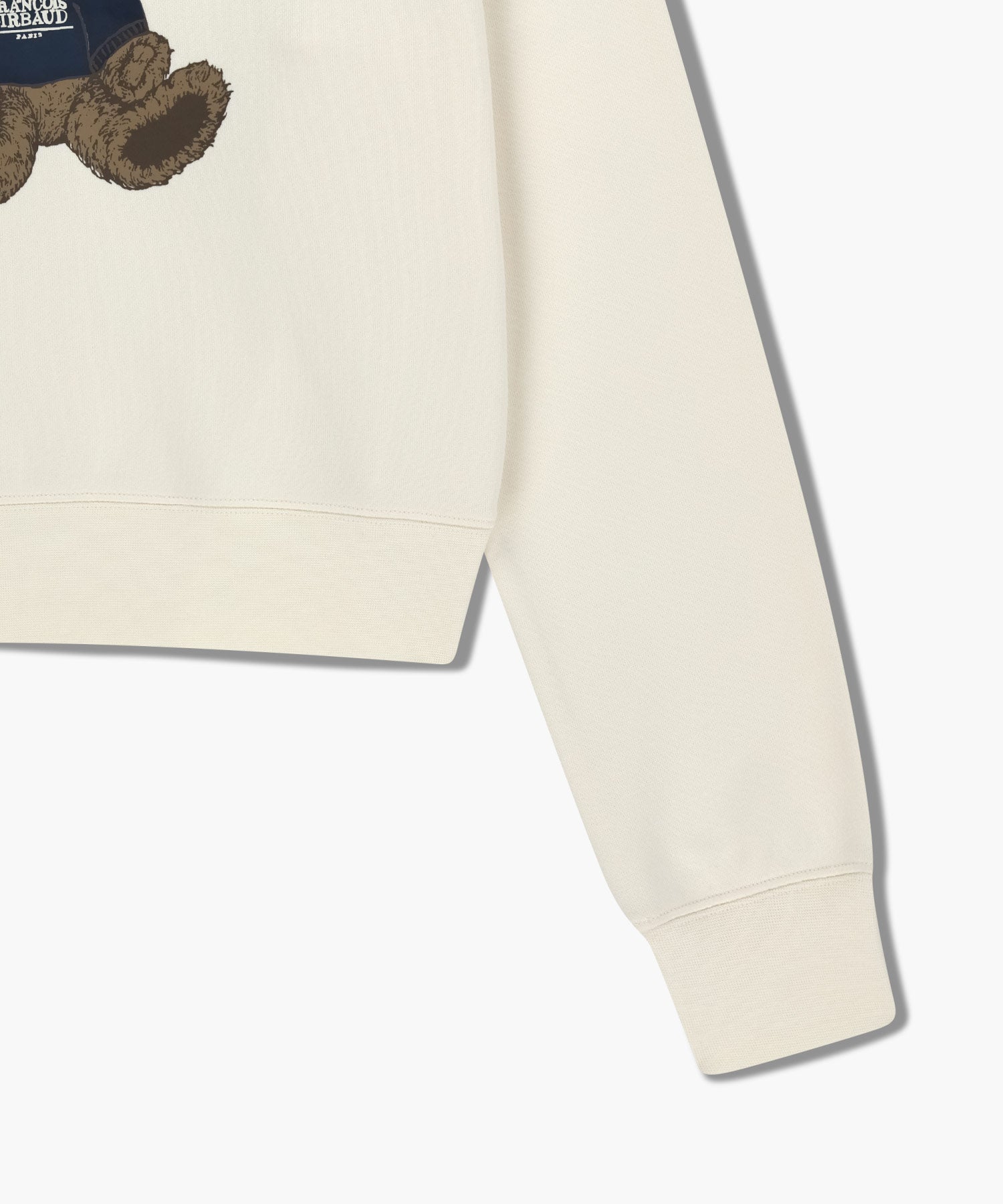 Marithé François Girbaud - W Doodle Bear Crop Sweatshirt