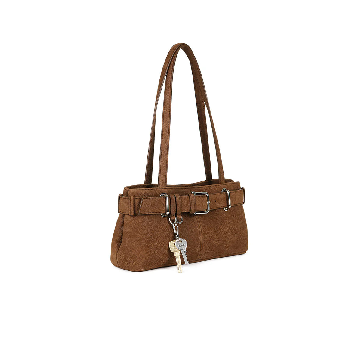 OSOI Shoulder Brocle Mini - Nubuck Brown