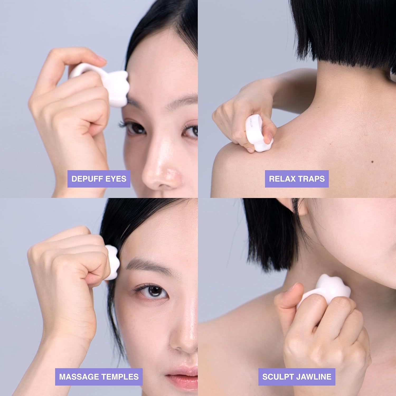 HAUA Ring Gua Sha - Ceramic Face & Body Massager