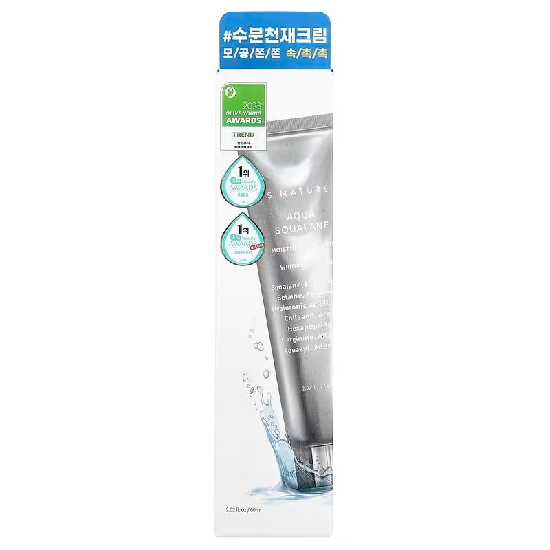 S.NATURE - Aqua Squalane Moisturizing Cream 60ml