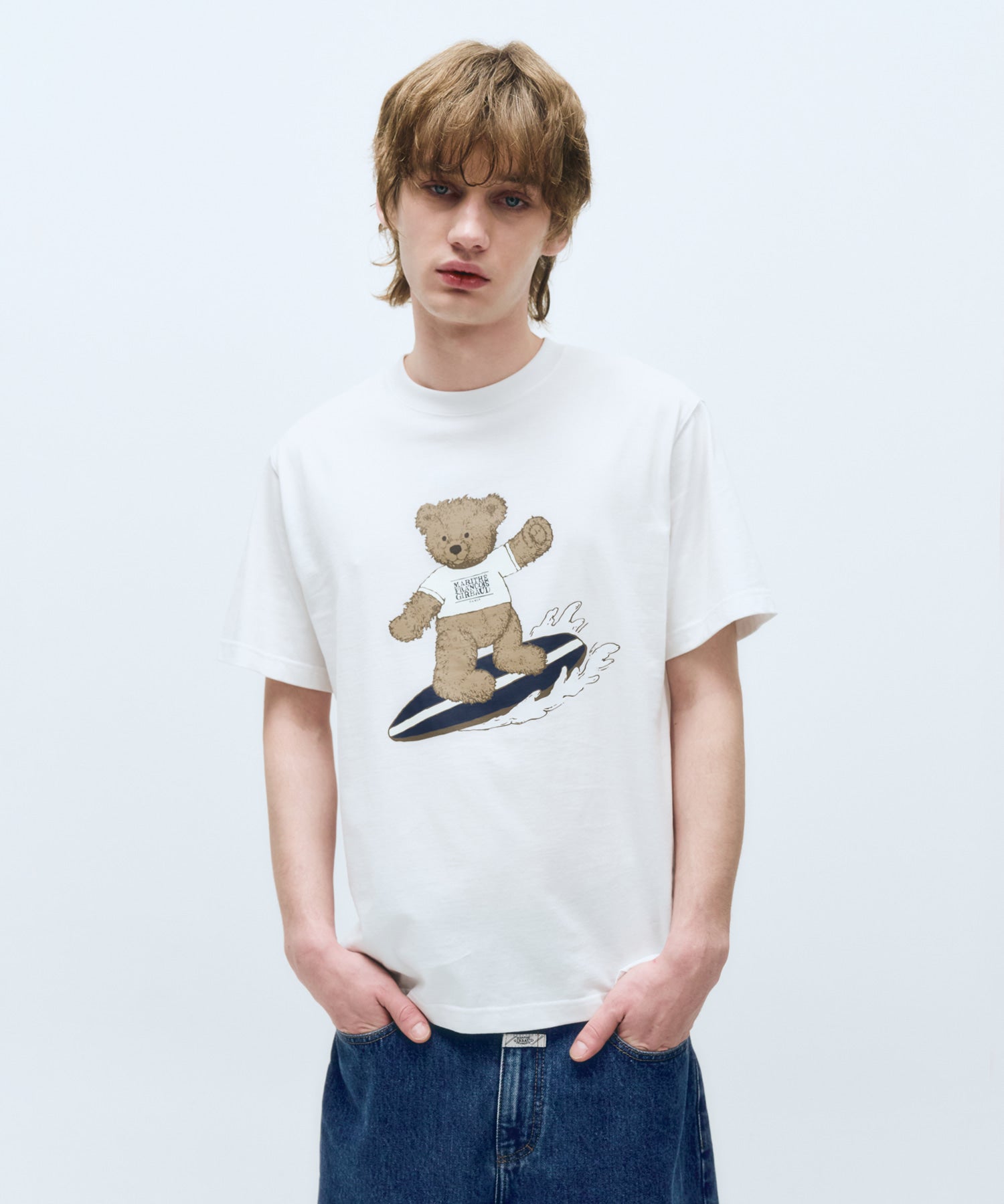 Marithé François Girbaud - Surfing Doodle Bear Tee