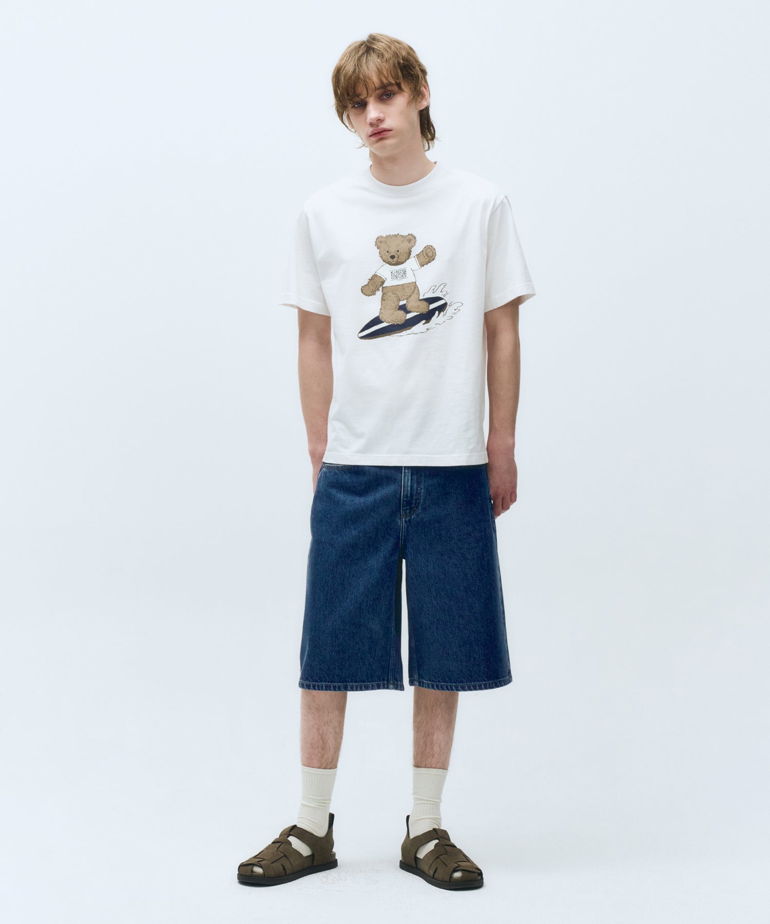 Marithé François Girbaud - Surfing Doodle Bear Tee