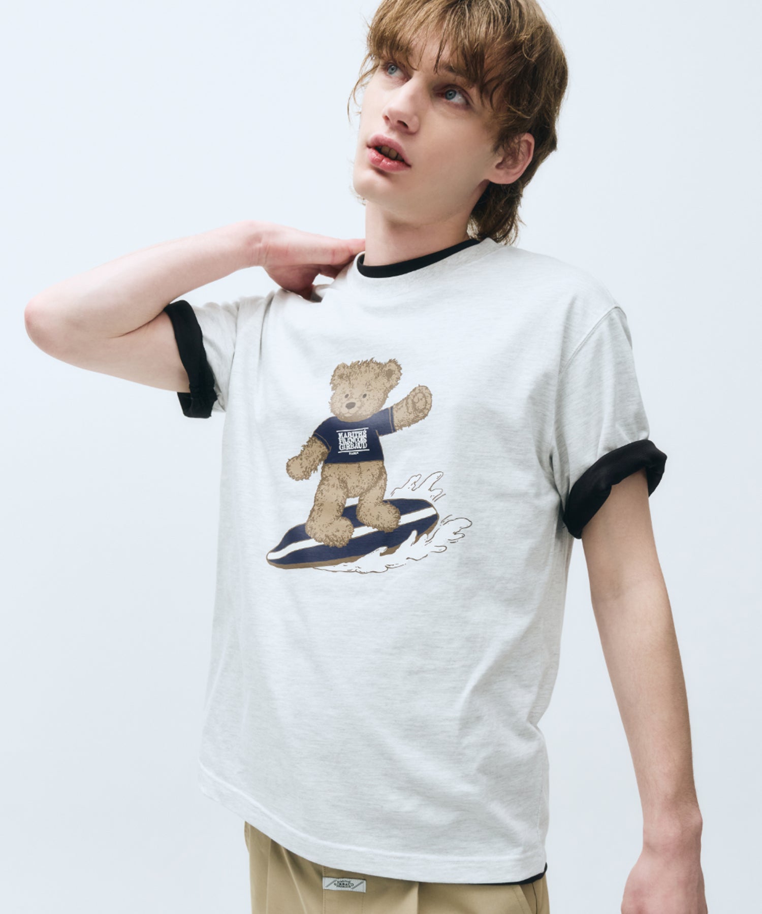 Marithé François Girbaud - Surfing Doodle Bear Tee