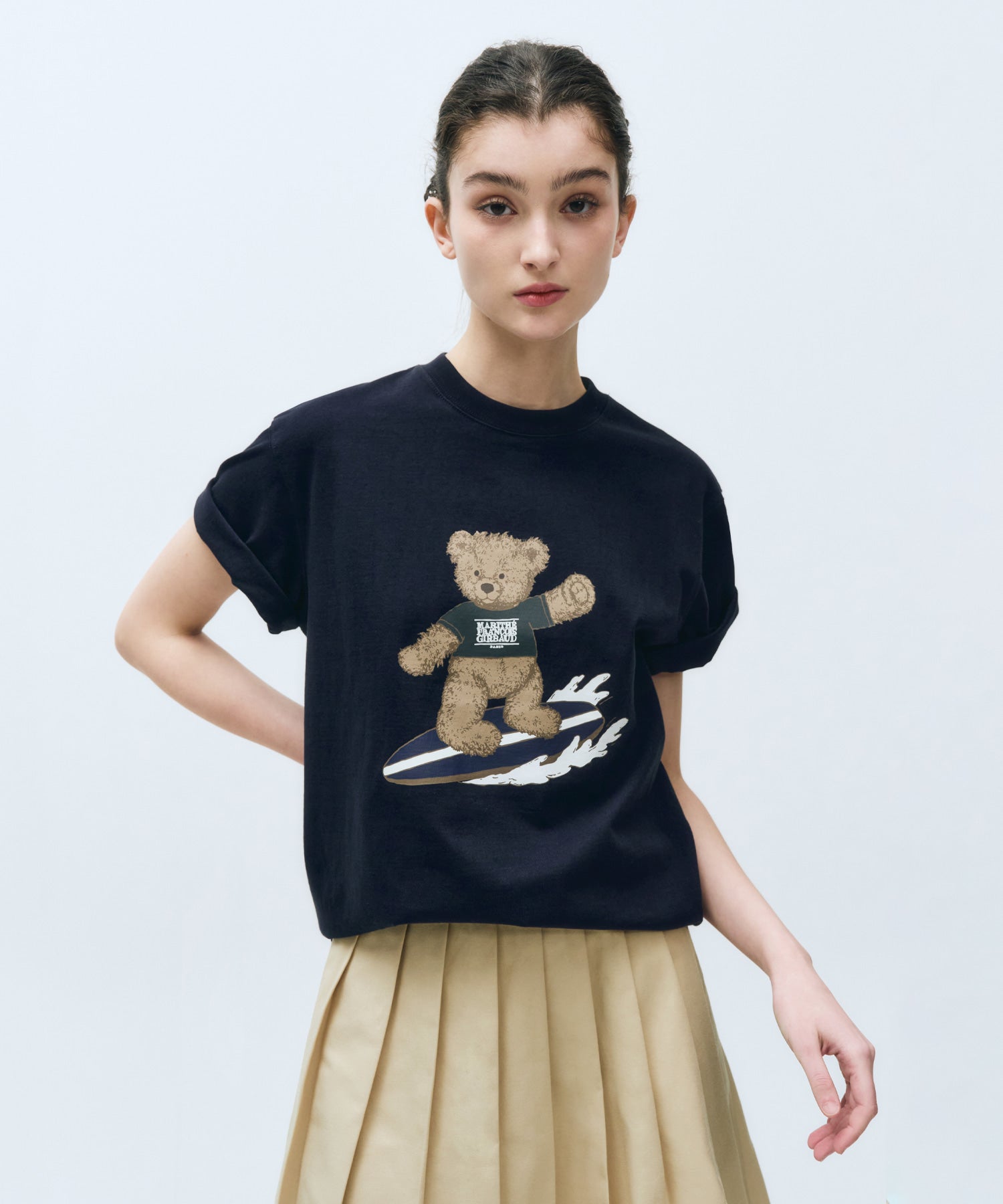 Marithé François Girbaud - Surfing Doodle Bear Tee