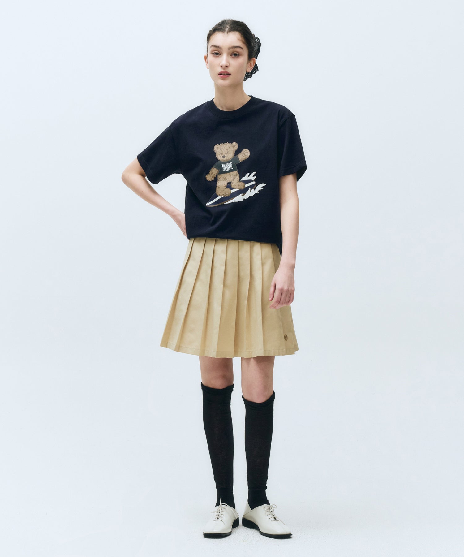 Marithé François Girbaud - Surfing Doodle Bear Tee