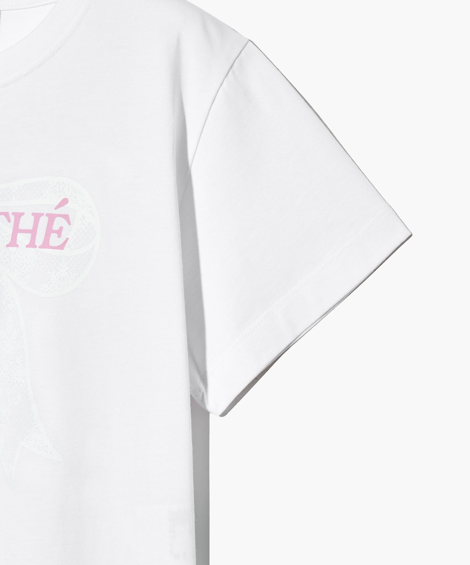 Marithé François Girbaud - W Ribbon Graphic Crop Tee