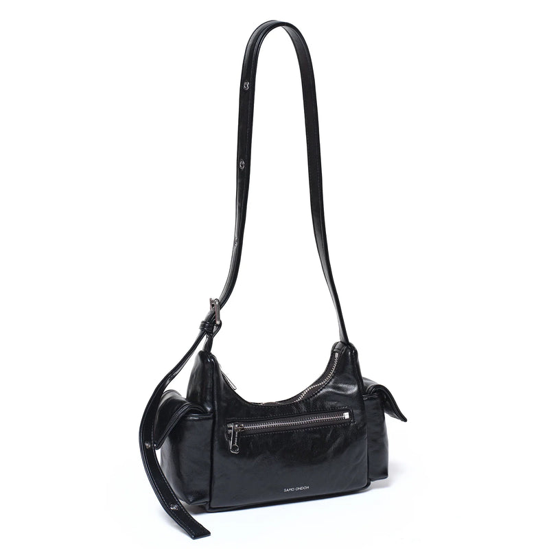 SAMO ONDOH Pocket Mug Bag Mini in Baked Black