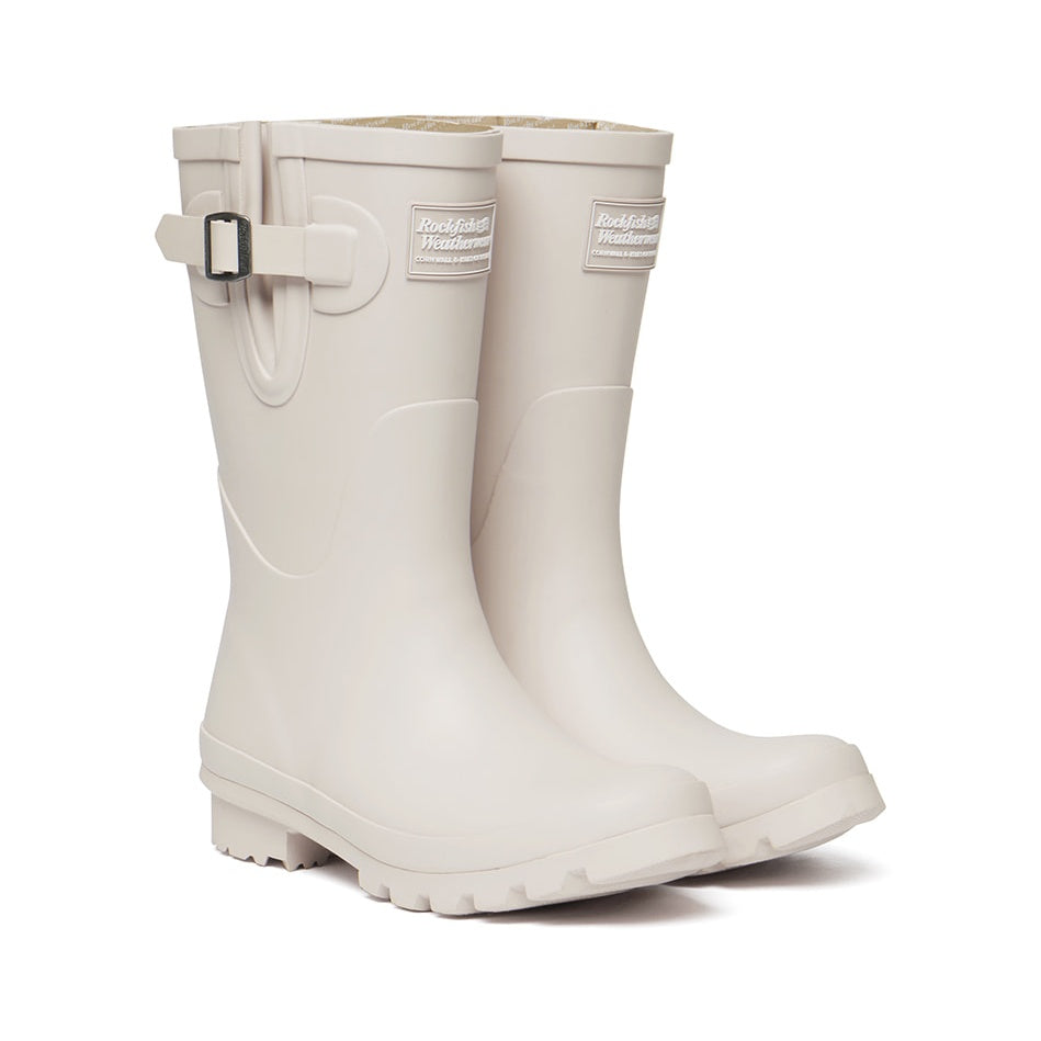 Rockfish Weatherwear Original Rain Boots Short in ivory