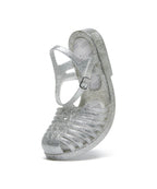 Rockfish Weatherwear GLAIR STRAPPY SANDALS(GLITTER) Glitter Silver angled view