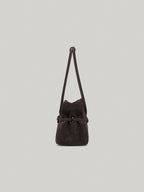 FOLNUA Havi Bag Brown Suede side view