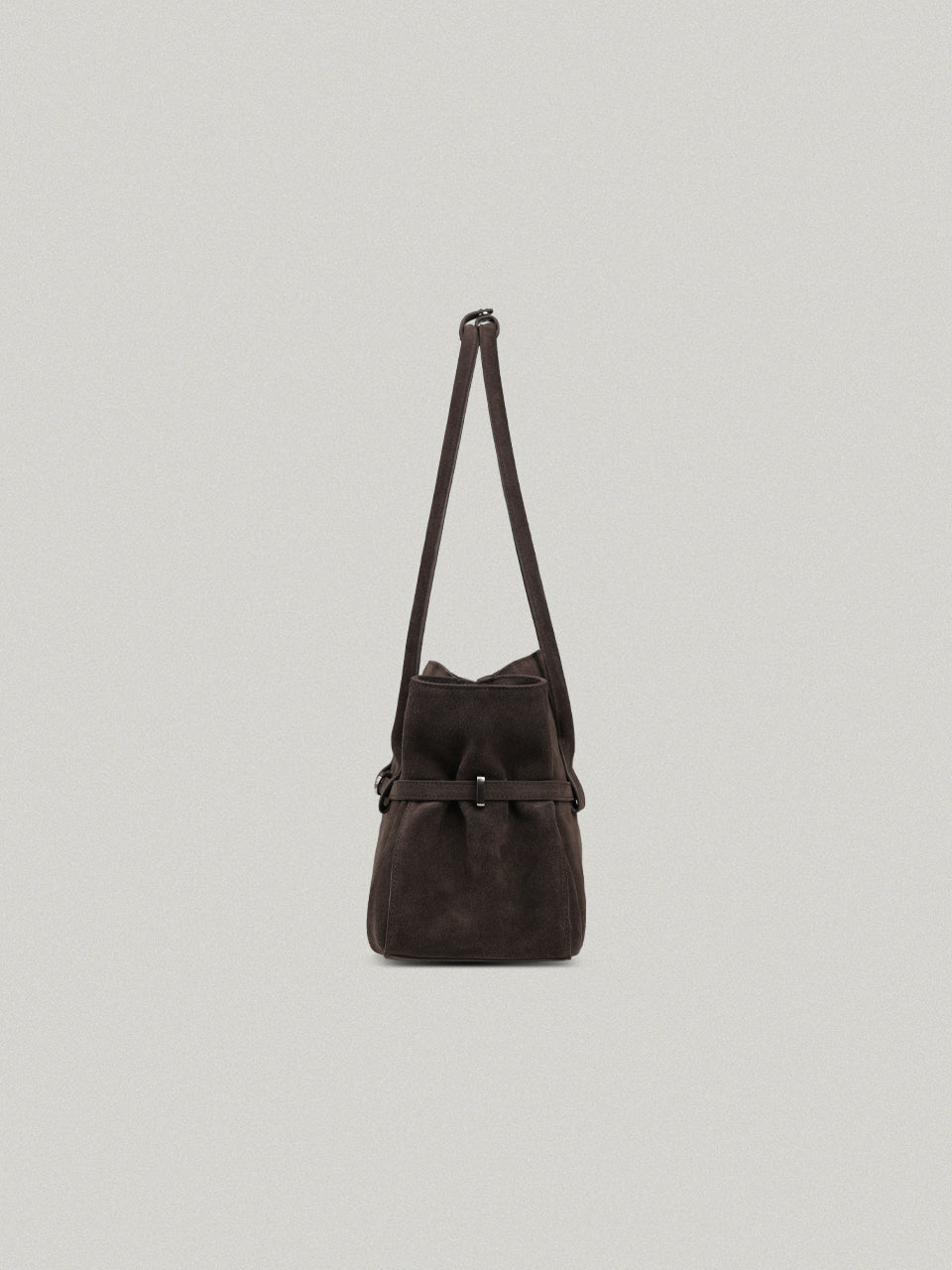 FOLNUA Havi Bag Brown Suede side view