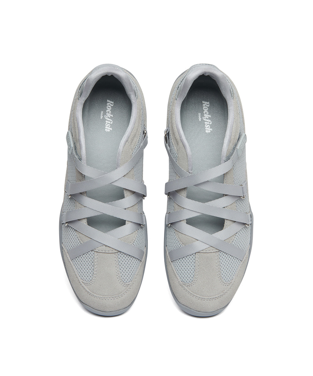 Rockfish Weatherwear ZANE X-STRAP SNEAKERS V2 Light Grey view 16