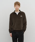 Marithé François Girbaud - Classic Logo Collared Velour Sweatshirt
