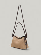 FOLNUA Dua Flap Bag Beige Lapia interior view