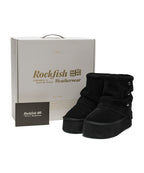 Rockfish Weatherwear Stud Maxi Folded Boots Short Black view 2