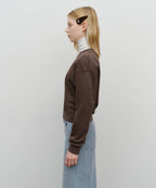 Marithé François Girbaud - W Doodle Bear Crop Sweatshirt