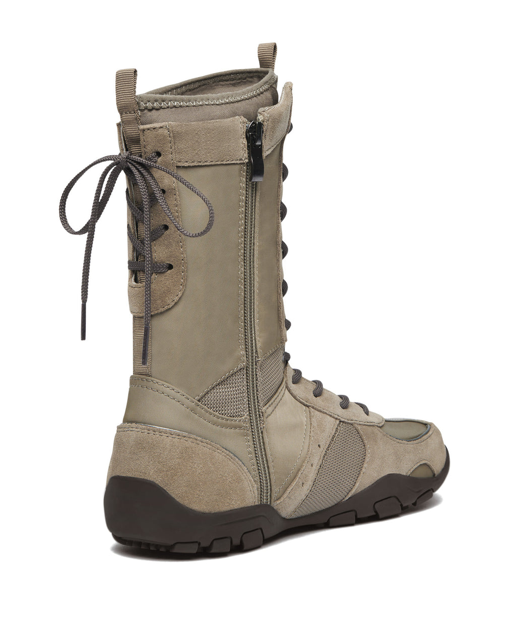 Rockfish Weatherwear NICOLE MIDDLE BOOTS Khaki back three-quarter view