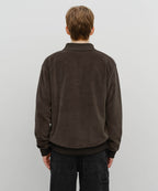 Marithé François Girbaud - Classic Logo Collared Velour Sweatshirt