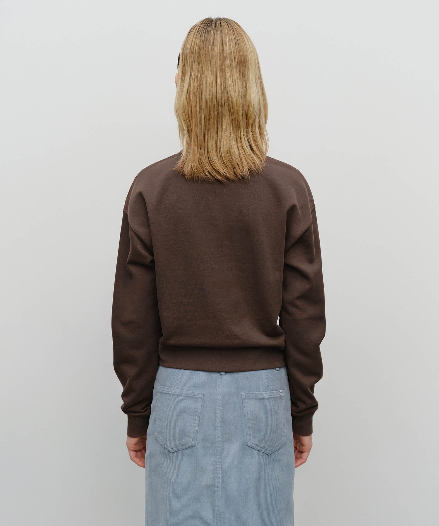 Marithé François Girbaud - W Doodle Bear Crop Sweatshirt