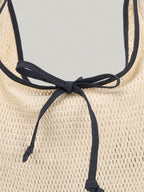 FOLNUA Leger Mesh Eco Bag Ivory interior