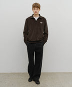 Marithé François Girbaud - Classic Logo Collared Velour Sweatshirt