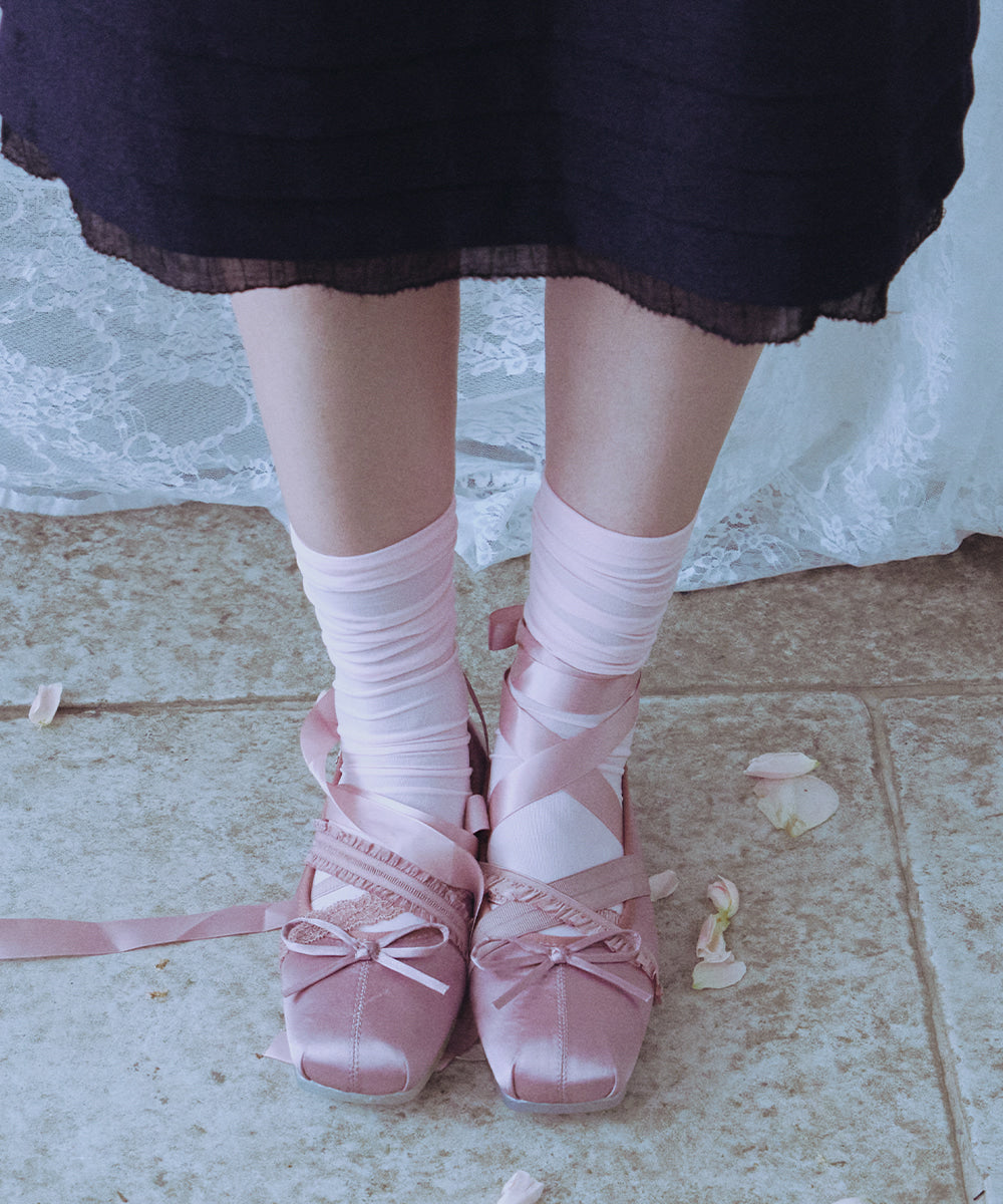 Rockfish Weatherwear Banding Ballet Flats - Beige Pink view 2