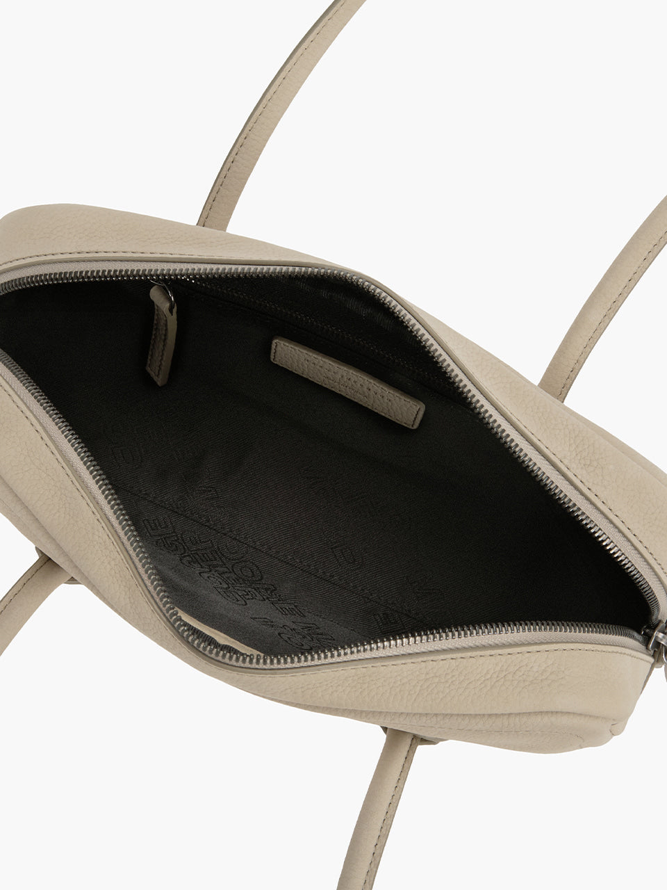 MARGESHERWOOD Soft Boston Ew Baguette Bag - Nude Nubuck