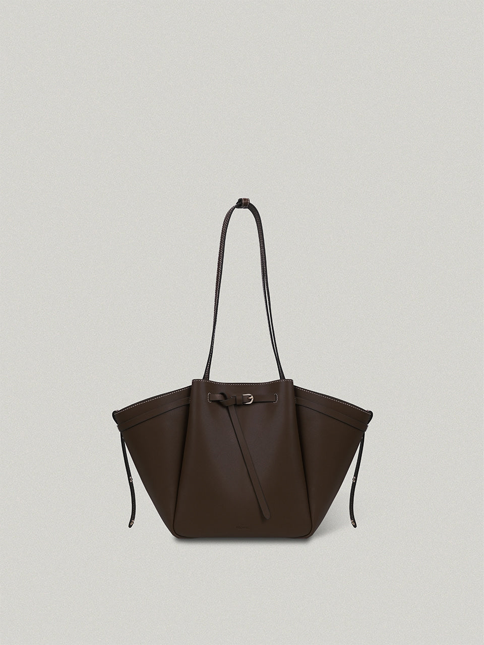 FOLNUA Mini Anthos Bag Cocoa - Stitch - front