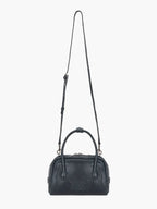 MARGESHERWOOD Soft Tote Mini Bag in Navy Pull-up leather