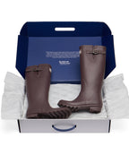 Rockfish Weatherwear ORIGINAL RAIN BOOTS LONG Dark Burgundy in box