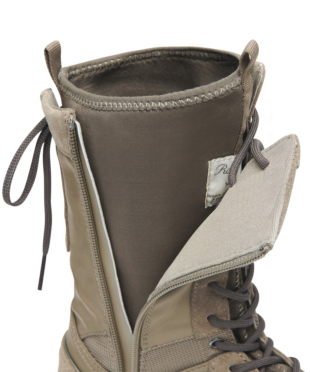 Rockfish Weatherwear NICOLE MIDDLE BOOTS Khaki open shaft and lining