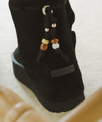 Rockfish Weatherwear Stud Maxi Folded Boots Short Black view 3