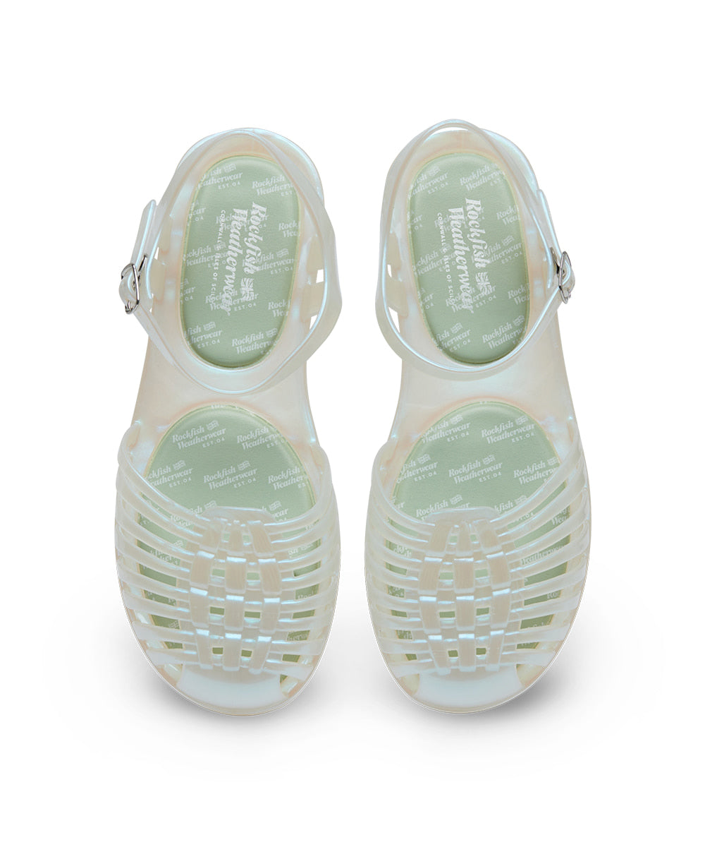 Rockfish Weatherwear GLAIR STRAPPY SANDALS(SOLID) Cream Pearl detail 2