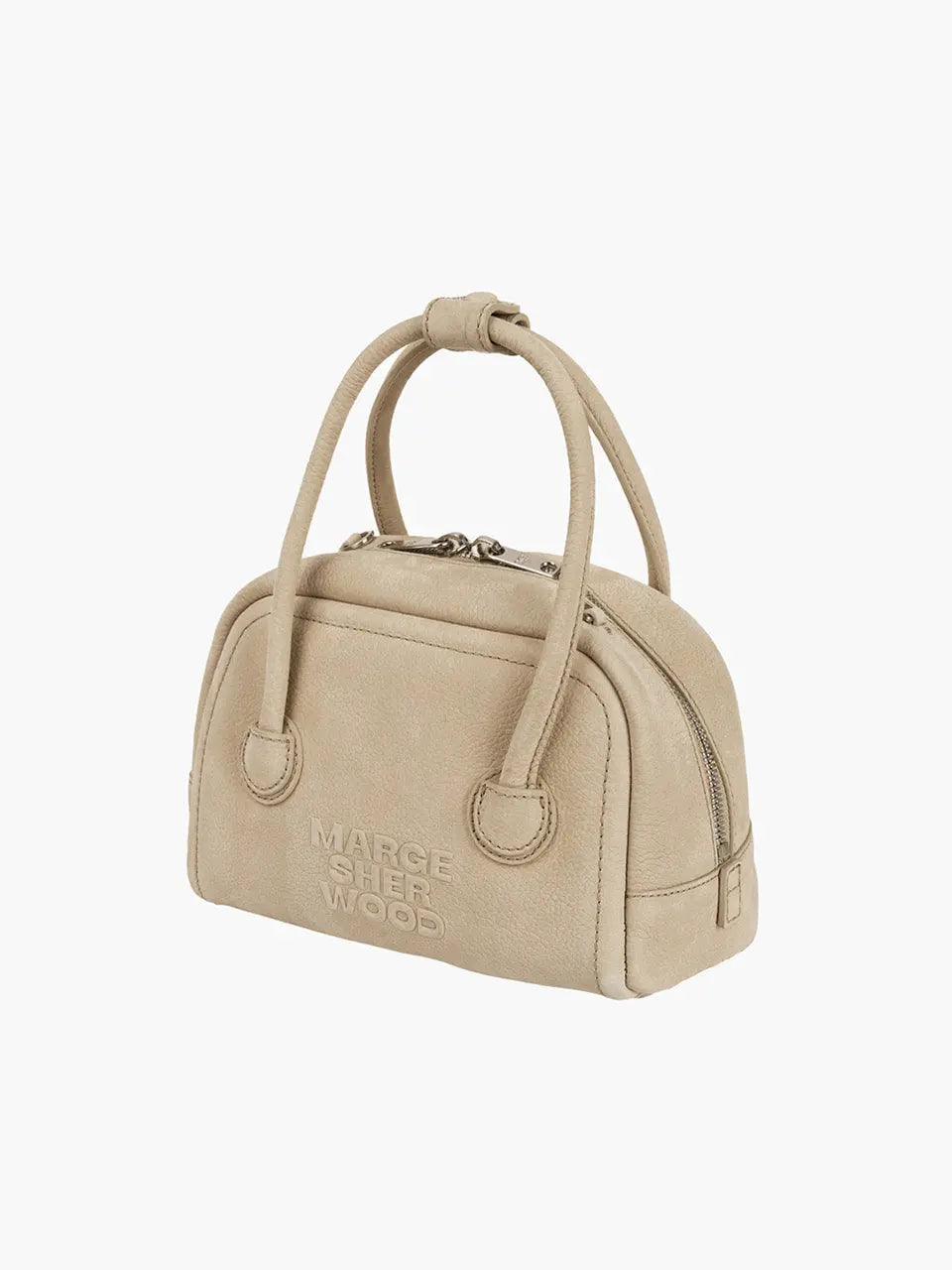 MARGESHERWOOD Soft Tote Mini Bag in Nude Nubuck leather