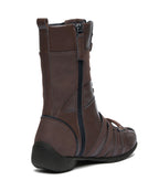 Rockfish Weatherwear Aster High Top Sneakers Dark Brown side view