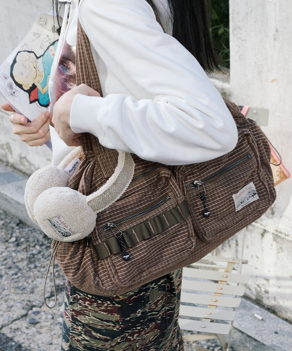 Rockfish Weatherwear Check Bowling Bag Brown photo 3