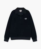 Marithé François Girbaud - Classic Logo Collared Velour Sweatshirt