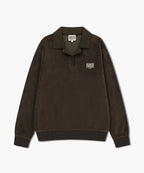 Marithé François Girbaud - Classic Logo Collared Velour Sweatshirt