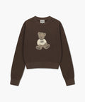 Marithé François Girbaud - W Doodle Bear Crop Sweatshirt