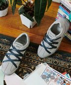 Rockfish Weatherwear ZANE X-STRAP SNEAKERS(SUEDE) Light Grey view 3