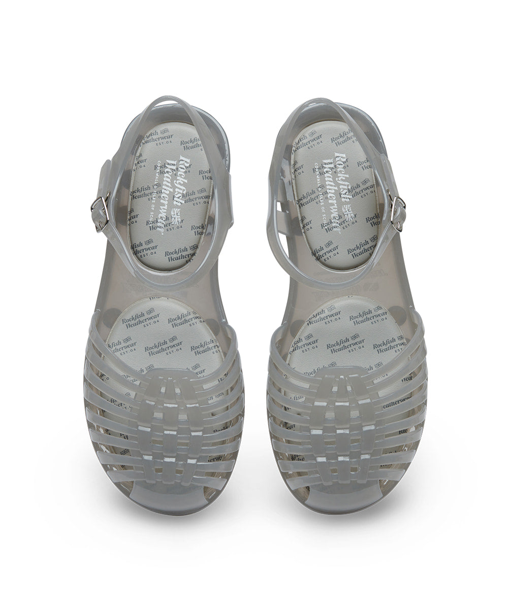 Rockfish Weatherwear GLAIR Strappy Sandals (Clear) Light Grey view 4