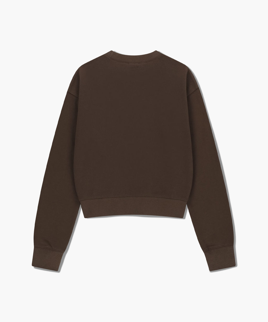 Marithé François Girbaud - W Doodle Bear Crop Sweatshirt