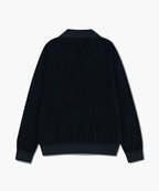 Marithé François Girbaud - Classic Logo Collared Velour Sweatshirt