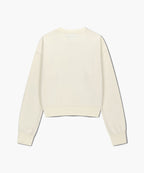 Marithé François Girbaud - W Doodle Bear Crop Sweatshirt