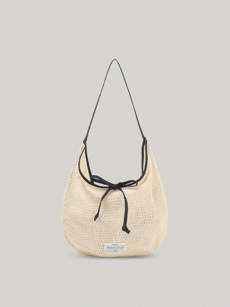 FOLNUA Leger Mesh Eco Bag Ivory front