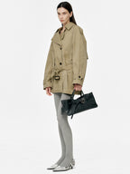 MARGESHERWOOD Grandma Used Bag - Navy Pull-up Leather